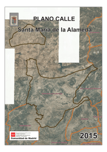 PLANO CALLE Santa María de la Alameda