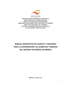 manual descriptivo de cargos y funciones para la coordinación de