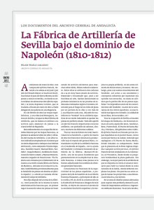 La Fábrica de Artillería de Sevilla bajo el dominio de Napoleón