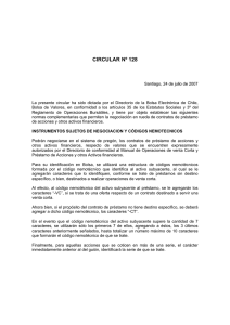 circular nº 128 - Bolsa Electrónica de Chile