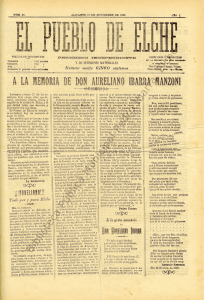 "¡¡¡Aureliano!!! Todo por y para Elche", en El Pueblo de Elche, 19 de