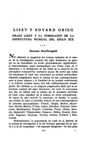 Liszt y Edvard Grieg - Revista Musical Chilena
