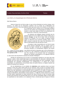 Luis Siret y la Arqueología de la Península Ibérica