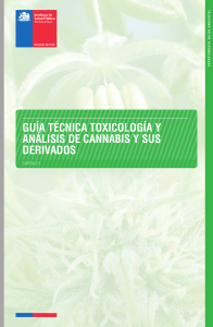 guía técnica toxicología y análisis de cannabis y sus derivados