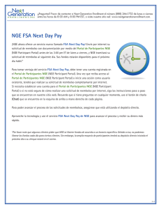 NGE FSA Next Day Pay - Next Generation Enrollment