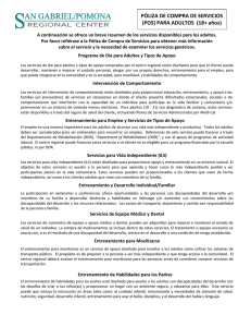 PÓLIZA DE COMPRA DE SERVICIOS (POS) PARA ADULTOS (18+