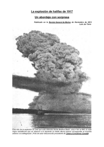 la explosión de halifax de 1917
