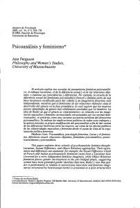 Psicoanálisis y feminismo