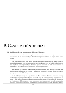 2. GASIFICACIÓN DE CHAR