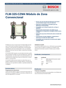 FLM‑325‑CZM4 Módulo de Zona Convencional