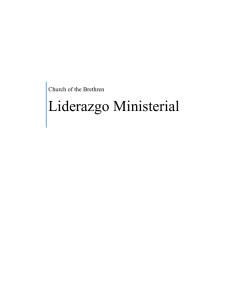 Liderazgo Ministerial - Church of the Brethren