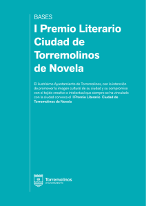 Bases del I Premio Literario Ciudad de Torremolinos de Novela