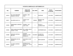 P. Comerciales