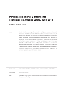 Participación salarial y crecimiento económico en América Latina