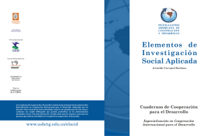 Elementos de Investigación social aplicada