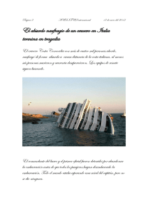 El absurdo naufragio de un crucero en Italia termina en tragedia