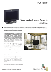 Sistema de videoconferencia Escritorio