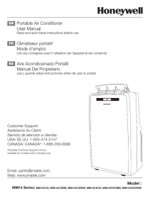 Portable Air Conditioner User Manual