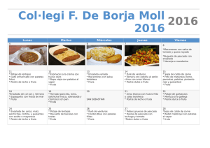 Col·legi F. De Borja Moll 2016 2016