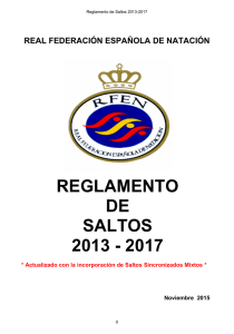 Reglamento Saltos 2013-2017 - Real Federación Española de