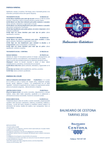 servicios balneario - Balneario de Cestona