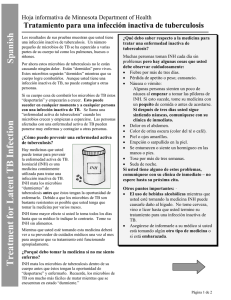 Treatment of Latent Tuberculosis Infection (Spanish)