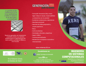 ¿Te gustaría cambiar - Instituto Tecnológico de Hermosillo