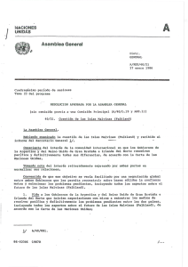 Resolución Asamblea General 40/21