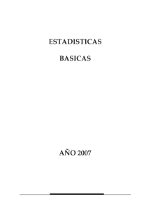 Estadísticas Básicas - 2007. - Universidad de la República