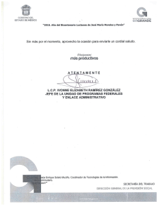 Sin más por el momento, aprovecho la ocasión para enviarle un