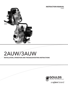 2AUW/3AUW - Pump Products
