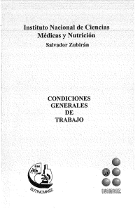 Page 1 CONDICIONES GENERALES DE TRABAJO NGMNSZ Page