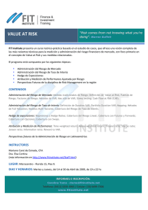 Descargar Brochure del Curso Value at Risk (PDF file)