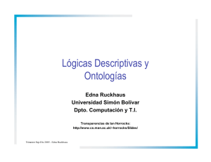Lógicas Descriptivas y Ontologías - LDC