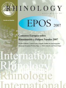 Consenso Europeo - European Position Paper on Rhinosinusitis
