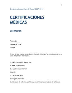 certificaciones médicas