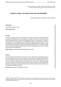 Jóvenes y viejos: ¿el cuerpo como locus de identidad?