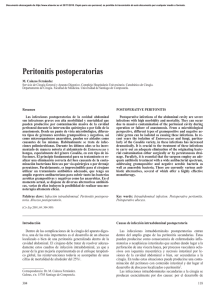 Peritonitis postoperatorias