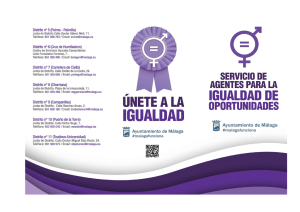 Distrito n° 5 (Palma - Palmilla) - Area de Igualdad de Oportunidades