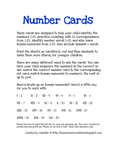 Number Cards - Homeschool Creations