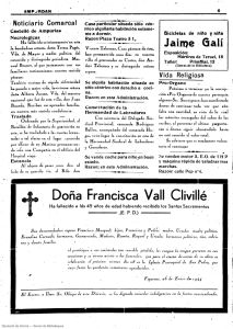 Doña Francisca Vall Clivillé