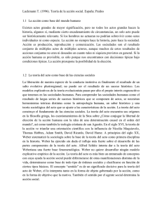 Luckmann T. (1996). Teoría de la acción social. España: Paidos 1.1