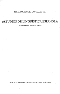 estudios de lingüística española - RUA