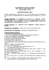 Boletín 1 - Liga Regional de Futbol de Canals