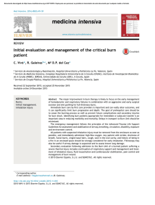 Initial evaluation and management of the critical burn patient