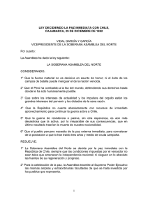 1 ley decidiendo la paz inmediata con chile, cajamarca, 29 de
