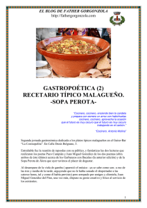 gastropoética (2) recetario típico malagueño.