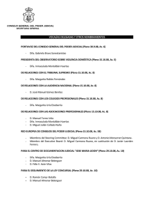 VOCALÍAS DELEGADAS Y OTROS NOMBRAMIENTOS PORTAVOZ