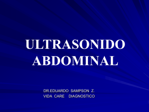 Ultrasonido Abdominal (Dr. Eduardo Sampson Z.
