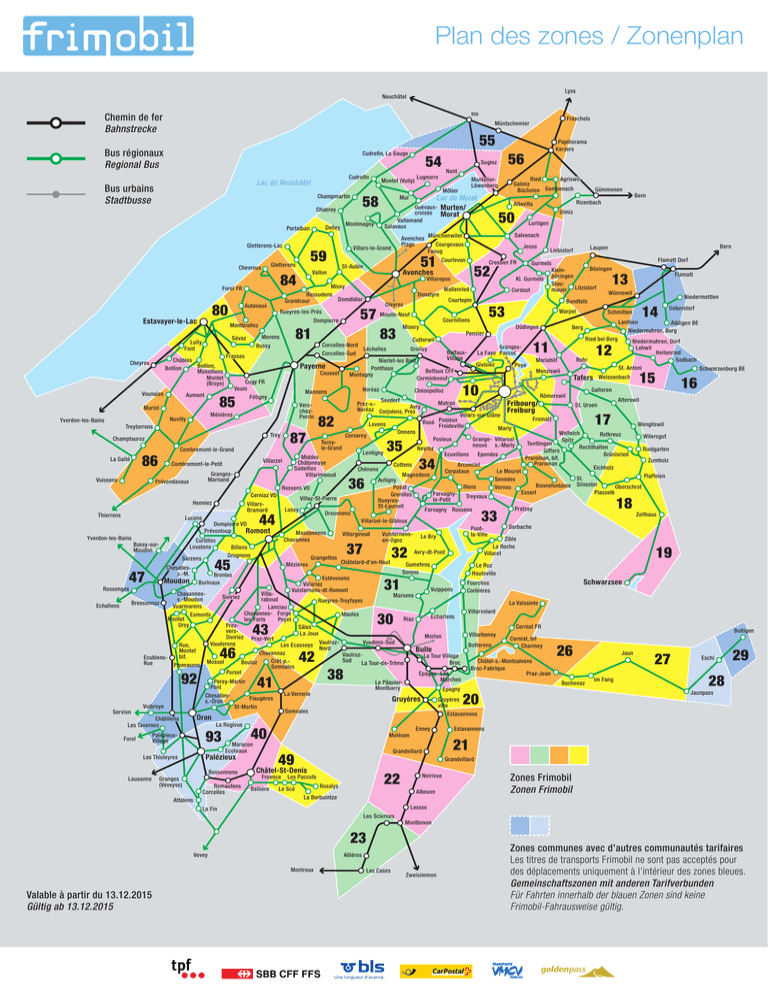 Plan Des Zones / Zonenplan